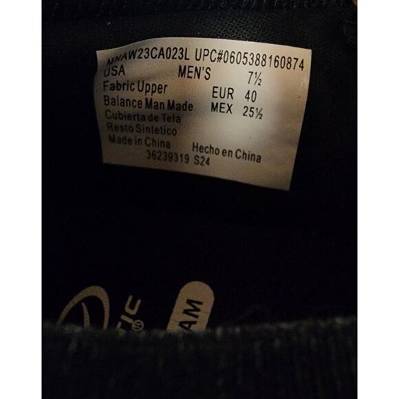 Athletic Works Men's Banded Knit Slip-on Athletic Sneakers Size 7.5 - Picture 9 of 11